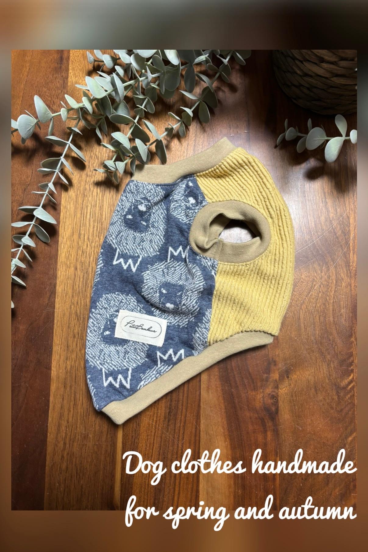 犬服　ライオンジャージータンク　 ◎Sサイズ◎  ハンドメイド