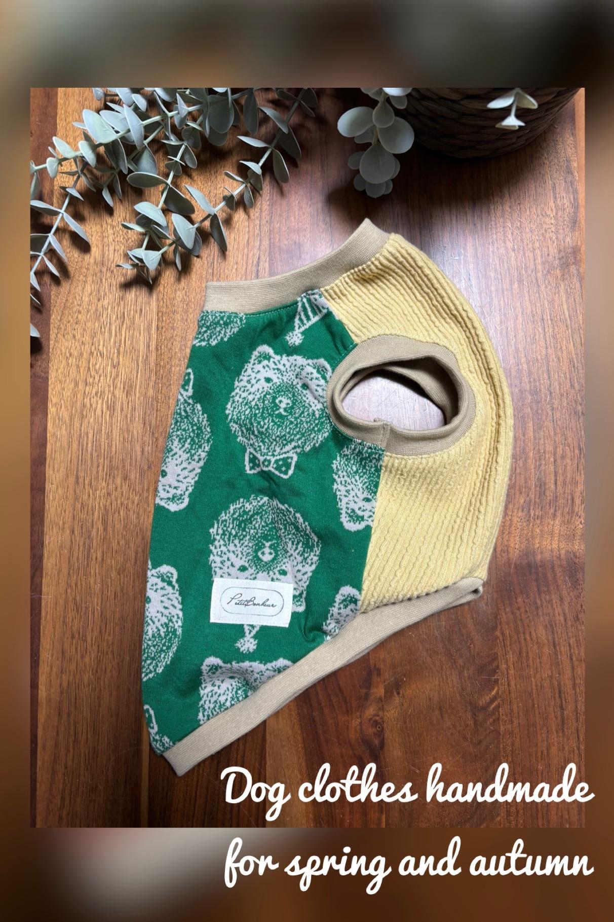 犬服　クマジャージータンク　 ◎Mサイズ◎  ハンドメイド