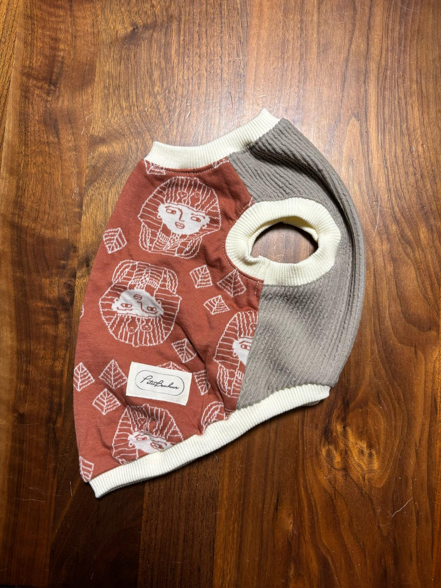 犬服　ツタンカーメンジャージータンク　 ◎Mサイズ◎  ハンドメイド | 4枚目