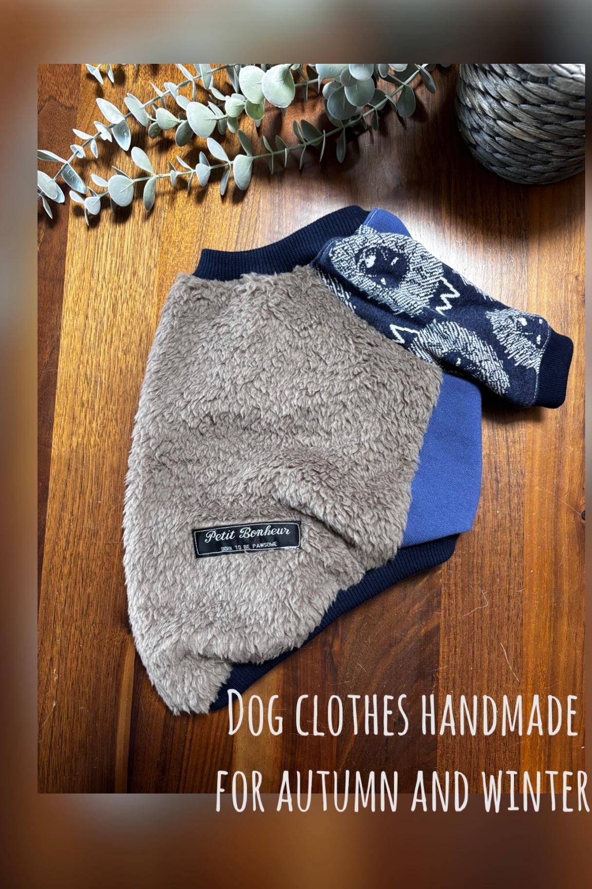 maffonボア　⭐︎ブラウンボア×ライオン⭐︎ ラグランスリーブ◎Lサイズ◎ ハンドメイド